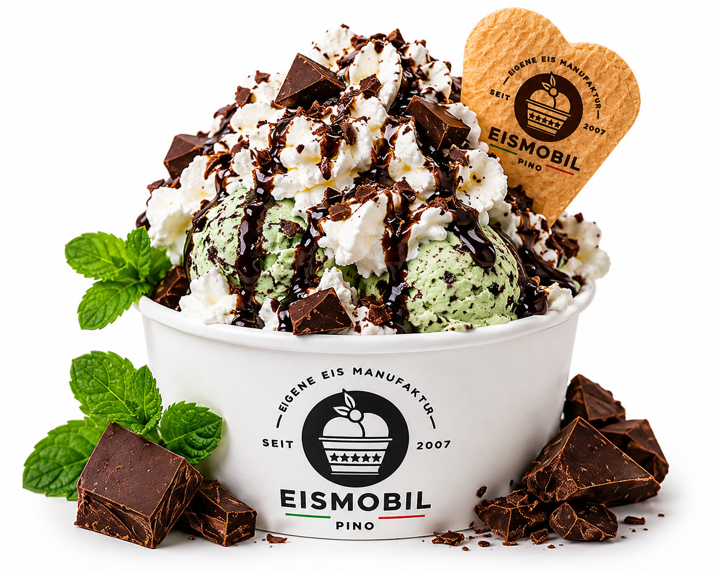 After Eight Becher