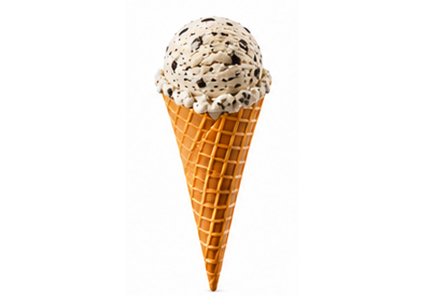 Stracciatella Waffel
